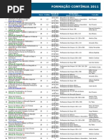 Formação na Ese. 2011
