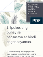 Sampung Utos para Sa Mga Senior Citizens