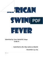 African Swine Fever (Zoey)