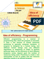 Idea of Efficiency