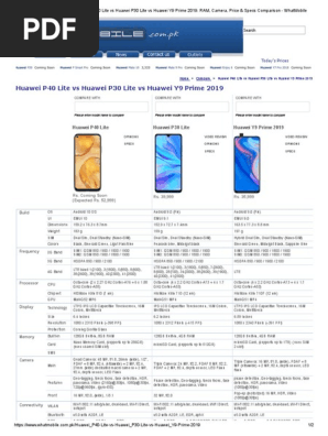 Compare Huawei P40 Lite vs Huawei P30 Lite vs Huawei Y9 Prime 2019. RAM, Camera, Price & Specs Comparison - WhatMobile