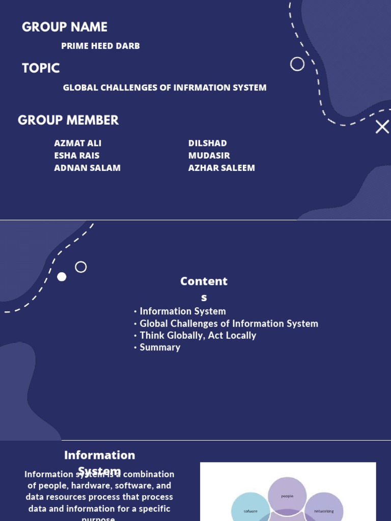 Global Challenges in Information Systems | PDF | Information System ...