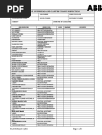 Crane Checklist