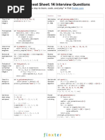 CheatSheet Python 6 - Coding Interview Questions