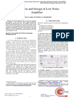 Simulation and Design of LNA - Paper