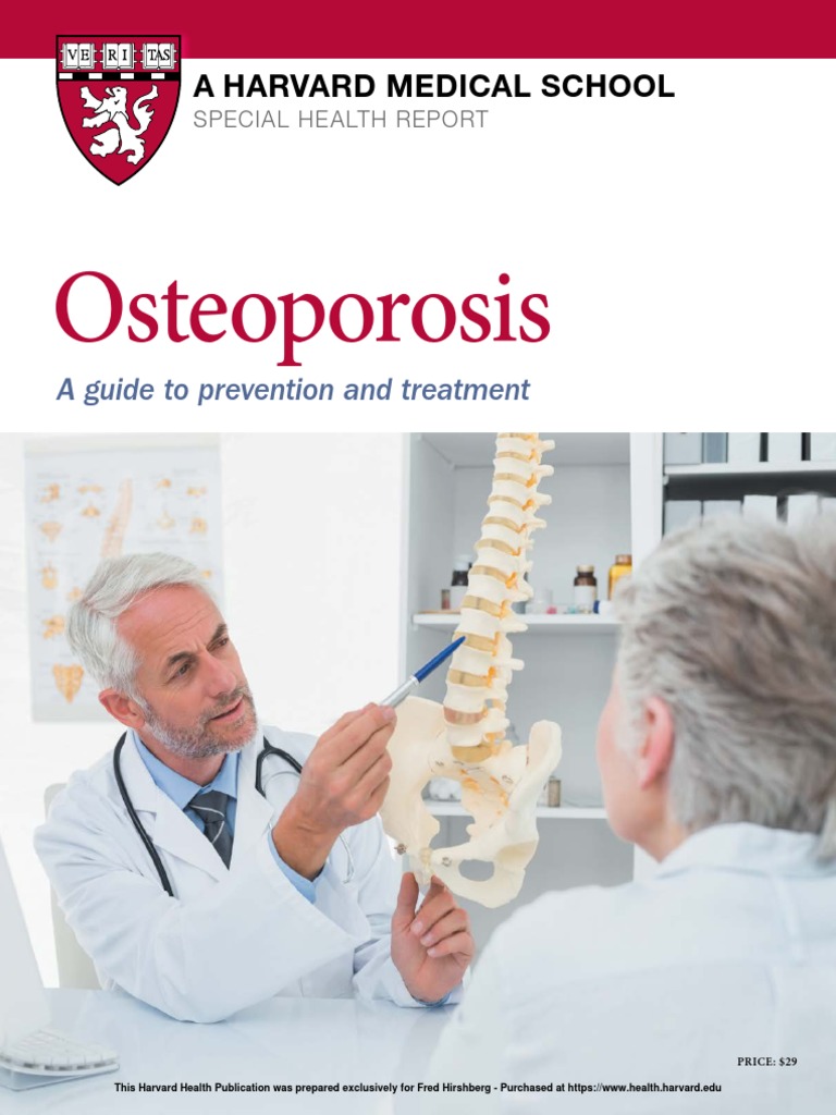 Osteoporosis A Guide To Prevention and Treatment Harvard Health | PDF ...