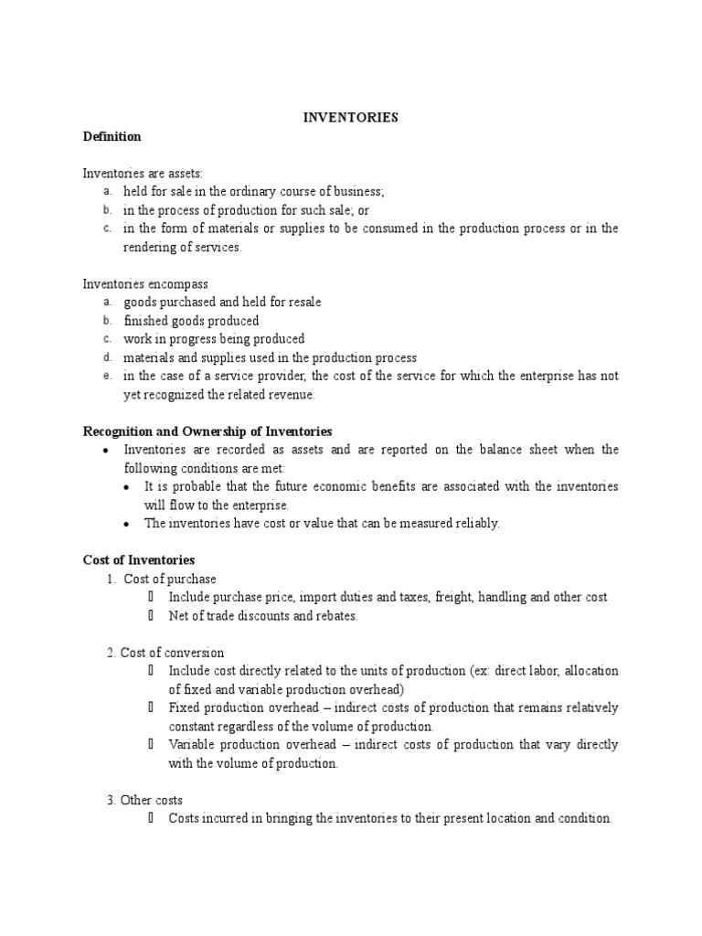 Understanding Inventory Management | PDF | Discounts And Allowances ...