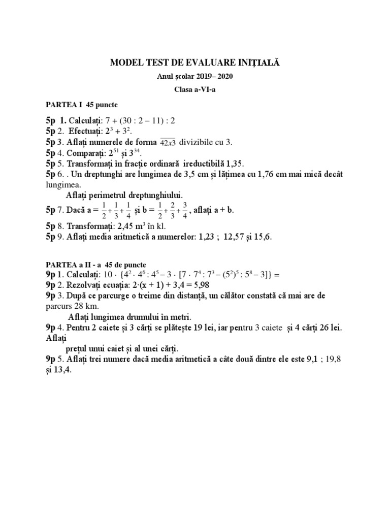 Test Initial Mate 6 | PDF