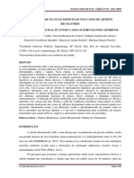 Planta medicinais no tratamento da artrite reumatoide