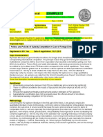 Surname Proposal Date Form