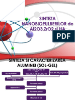 Sinteza Nanobiopulberilor de Al2O3, ZrO2 Si HA