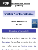 Creating New Market Space Slides