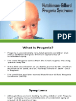 Progeria Report