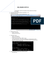 Konfigurasi BLOKIR SITUS