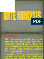 Rate Analysis (1P)