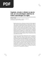 Cognição, emoção e reflexão na sala de aula