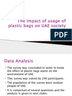 Impact of Usage of Plastic Bags Data Analysis