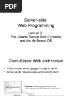 Server-Side Web Programming: The Jakarta Tomcat Web Container and The Netbeans Ide