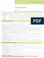 Religare Claim Form