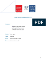 Organizaciones Internacionales Derecho Internacional Publico