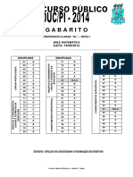 Gabarito Matematica Seduc2014 PDF