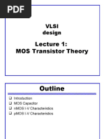 Vlsi Design: MOS Transistor Theory