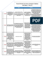 JEE M Postal AITS Class XI