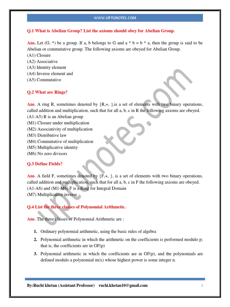 Polynomial Arithmetic in Cryptography | PDF | Cryptography | Key ...