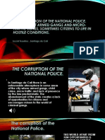 The corruption of the National police in colombia 