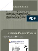 Dcison making process