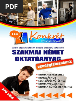 Szakmai Nemet Tudasanyag Vendeglatosoknak Ivanyi Norbert