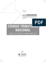 CÓDIGO TRIBUTÁRIO NACIONAL PARA CONCURSOS