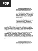 The Concepts of Brand, Branding, Brand Maintenance and Equity