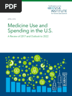 2018 US Medicine Spending Outlook To 2022