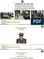 Policía Nacional Colombia Escuela Gabriel González Servicio Policía I