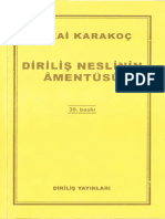 Diriliş Neslinin Amentüsü PDF