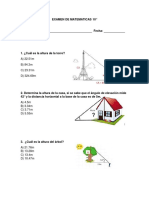 Examen de Matematicas 10