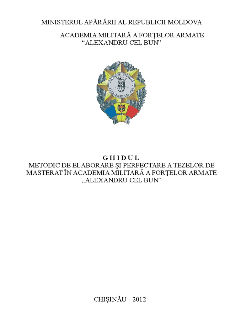 Ghidul Metodic Master | PDF