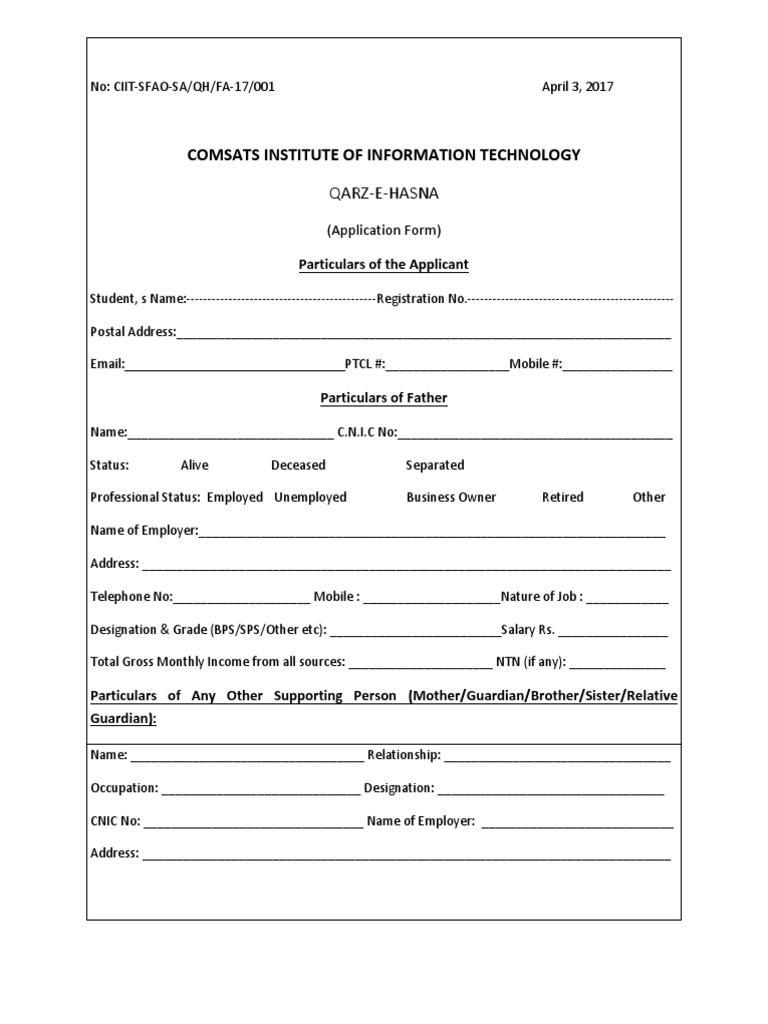 QARZ E Hasana Form | PDF | Guarantee | Civil Law (Legal System)