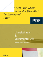 For Sacramental Life and Lit Year