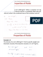Fluid Properties and Hydrostatic Pressure Examples