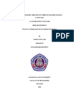 Morphophonemic Process of Verbs in English and Siau Language