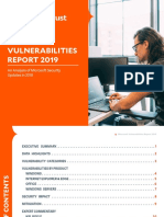 Microsoft Vulnerabilities Report 2019