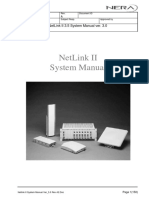 NetLink II System Manual Ver - 3.0 Rev A2 PDF