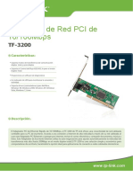 Adaptador PCI Ethernet 10/100Mbps