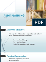 Audit Planning