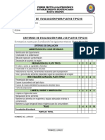 Ficha de Evaluación para Platos Tipicos