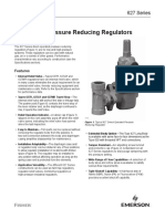 Product Bulletin 627 Series Pressure Reducing Regulators en 126206