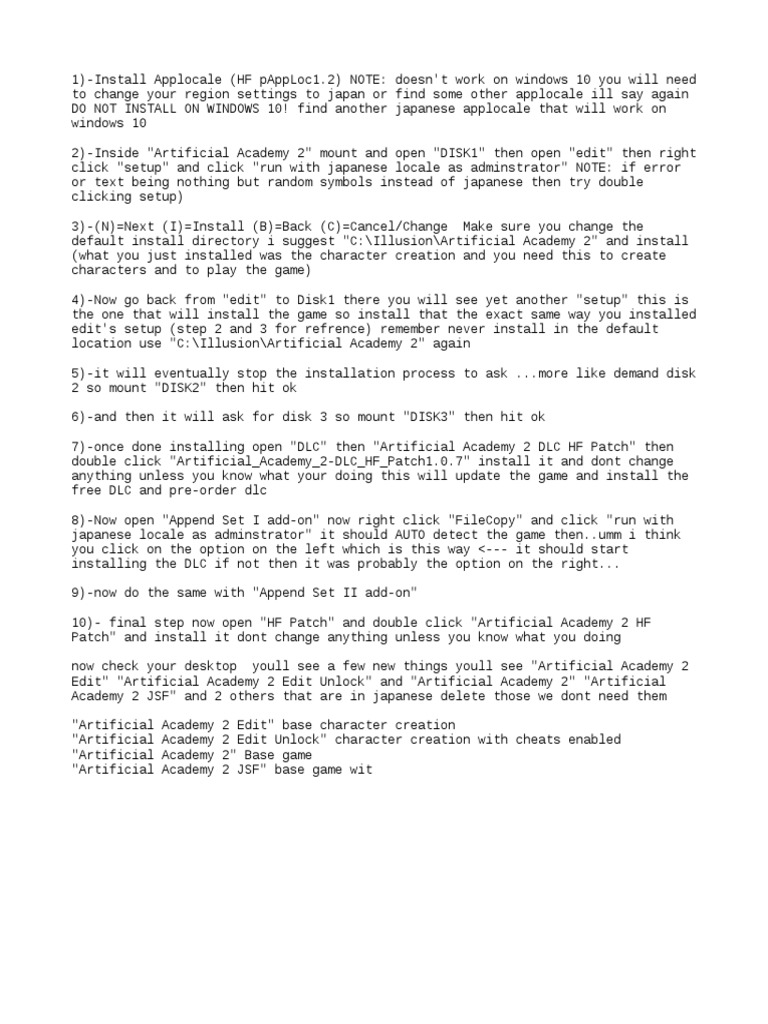 Artificial academy 2 hf patch 4.12