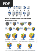 2x2 Rubik's Cube Solution Guide | PDF | Recreational Mathematics ...